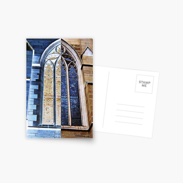 stained glass Postcard