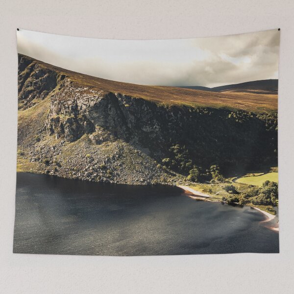 Item preview, Lough Tay Ireland Vikings Beach - Wicklow Mountains National Park designed and sold by artcascadia.