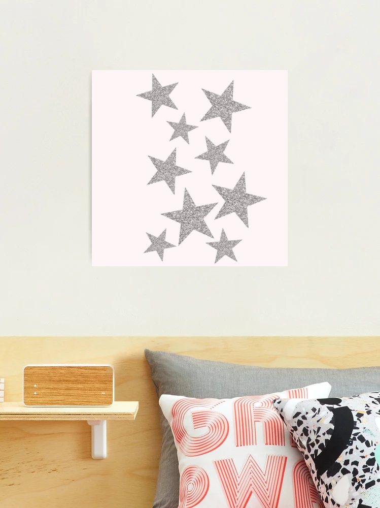 Silver Glitter Stars Foil – PAINTED studio