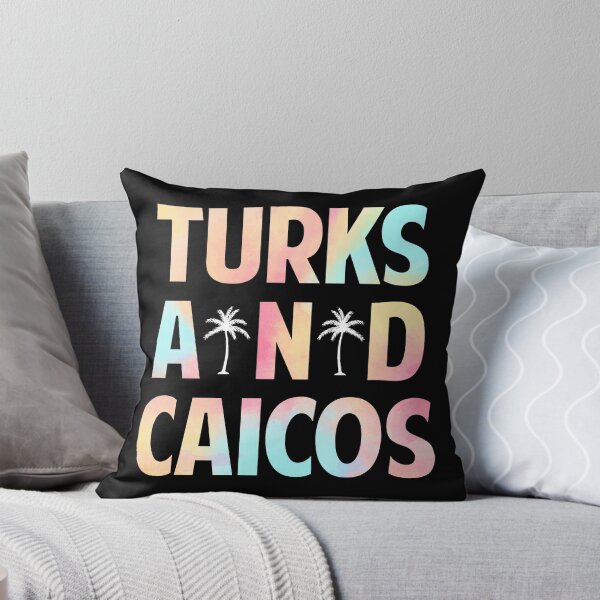 Aperçu de l'œuvre Îles Turques et Caïques Souvenirs Voyage Voyage Palmiers Design créée et vendue par KoolMoDee.