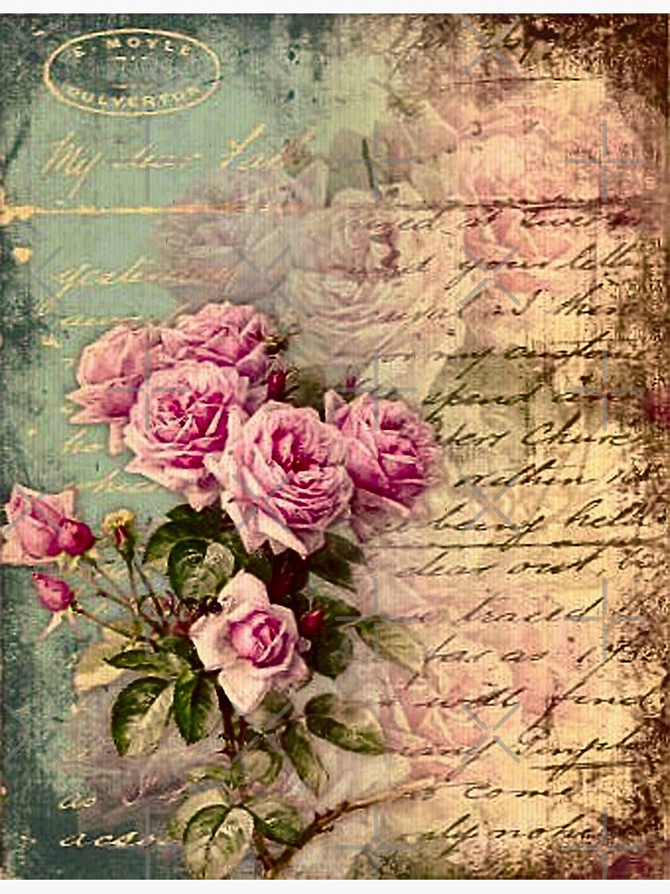 "French country chic collage" Poster for Sale by love999 Redbubble