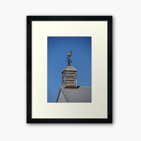 Send in the Clouds - by South Australian artist Avril Thomas at Magpie Springs - Adelaide Hills Wine Region - South Australia Framed Art Print