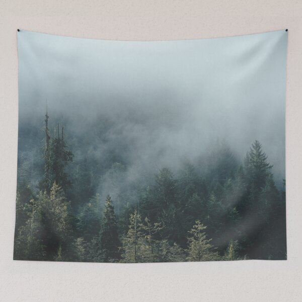 Item preview, Misty Pacific Northwest Foggy Forest Nature Photography designed and sold by artcascadia.