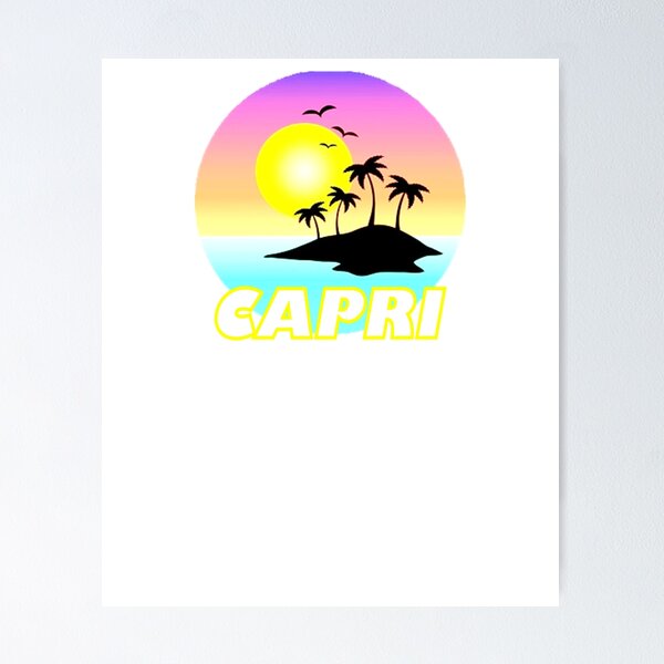 Item preview, Capri Sun Beach Island Pam Trees Holiday designed and sold by fizana.