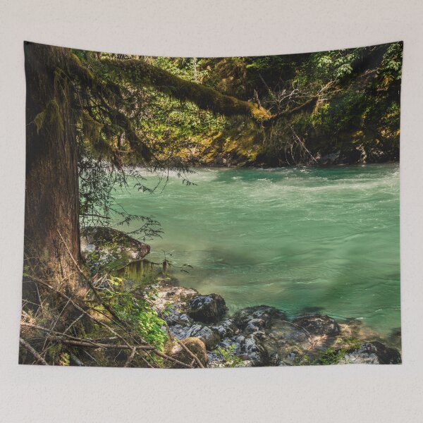 Item preview, Pacific Northwest River II - Emerald Green Waters PNW designed and sold by artcascadia.