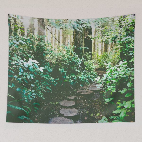 Item preview, Forest Path - Magical Green Trail in the Woods designed and sold by artcascadia.