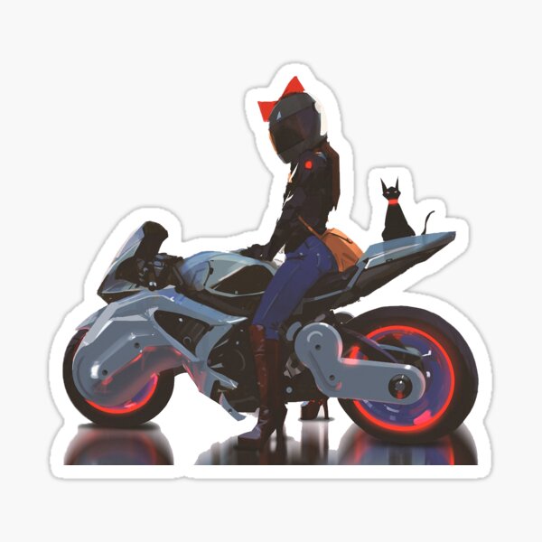 Anime Motorcycle Poster Locomotive Girl Cigarette Smoking Poster Canvas  Wall Art Print Decorative Painting Artwork 20 x 30 inches (50 x 75 cm) :  Amazon.co.uk: Home & Kitchen