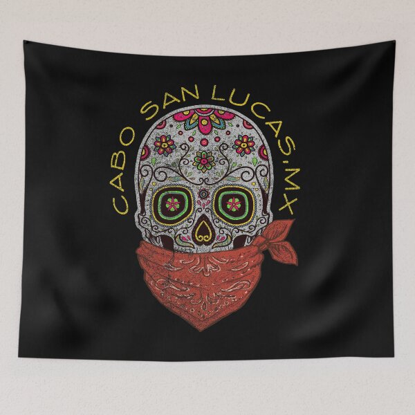 Item preview, Cabo San Lucas, Mexico  Souvenir Sugar Skull Design designed and sold by KoolMoDee.