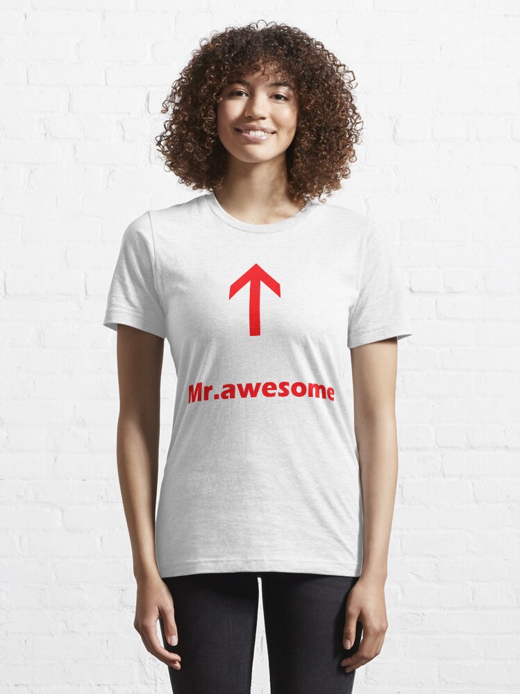 Alternate view of Mr.awesome Essential T-Shirt