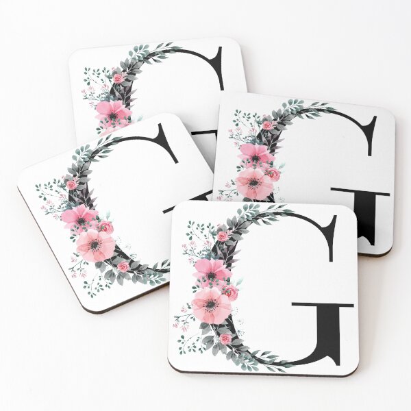 Item preview, Pink Floral Letter G designed and sold by BuffyDesign.