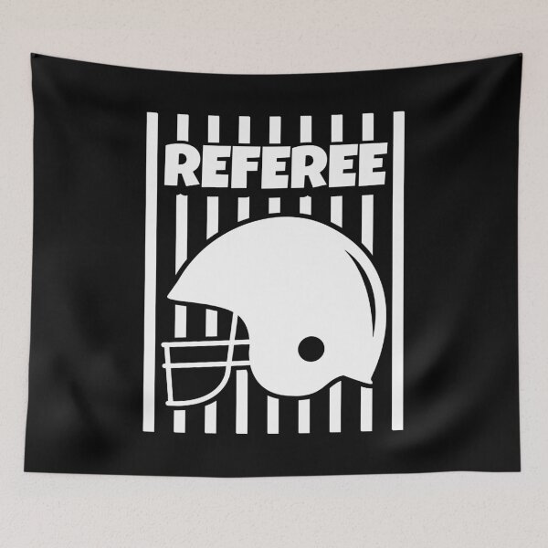Item preview, Referee American Football Futbol Americano Helmet Outfit Gear Shirt Tshirt white designed and sold by we1000.