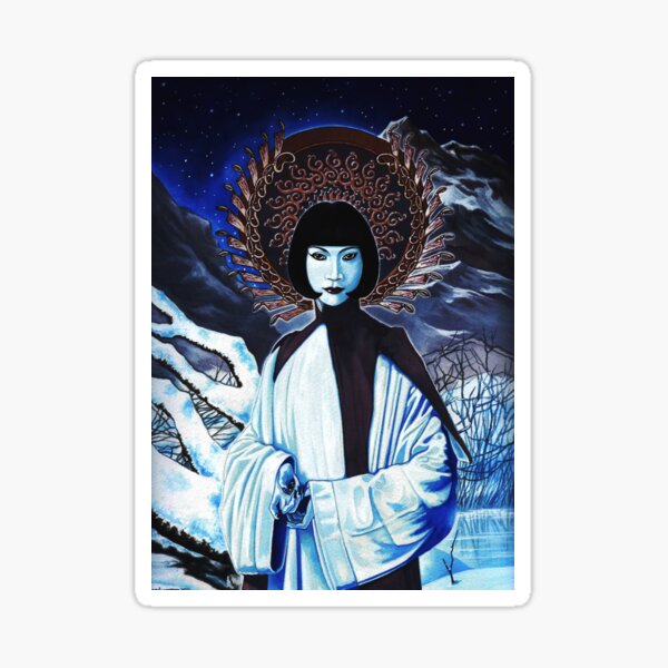 White Tara by Stuart Littlejohn Sticker