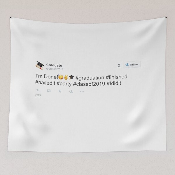 Item preview, Graduation Tweet (Optional: write comments on) designed and sold by KionaDesign.