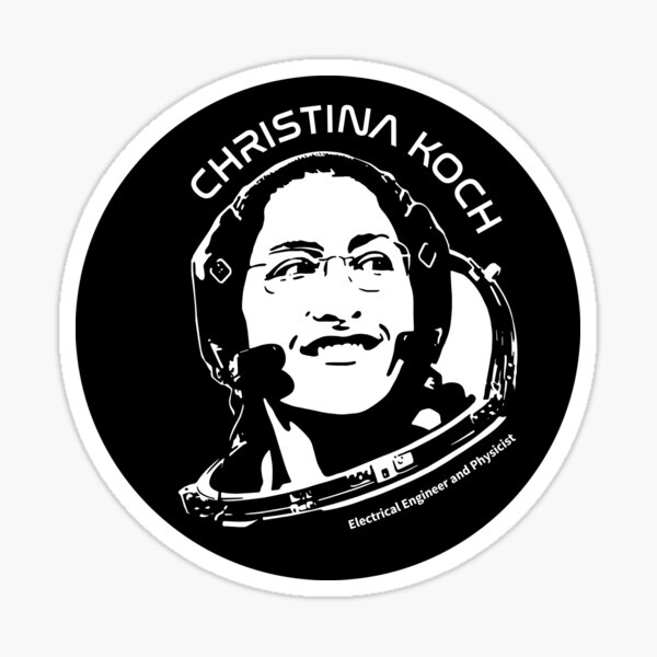 Women in Space: Christina Koch Sticker