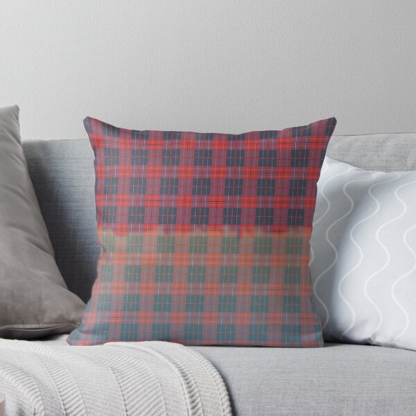 Aperçu de l'œuvre Mod Bleached Plaid Rouge Bleu Violet Orange créée et vendue par jocelynsart.