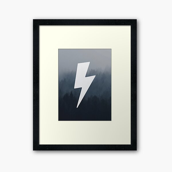 Lightning Framed Art Print