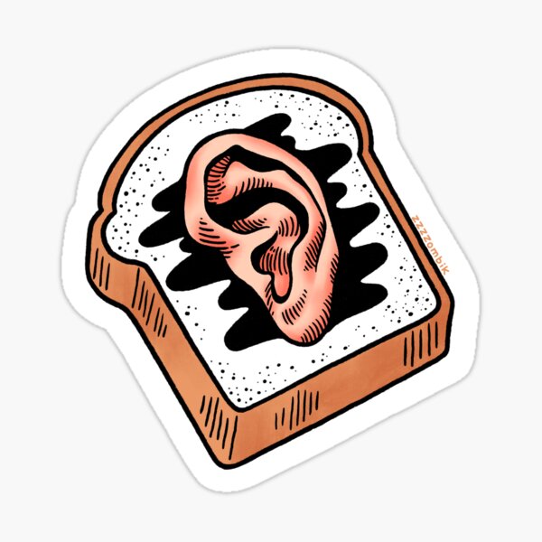 Ear Toast Sticker