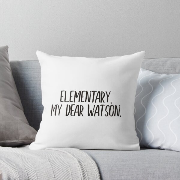 Item preview, Elementary, my dear Watson (black) designed and sold by didijuca.