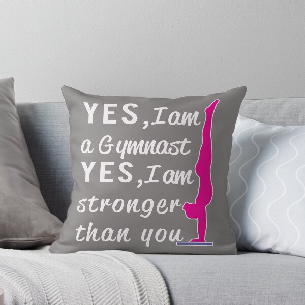 Item preview, Funny Yes I Am a Gymnast   Yes I a Stronger than You Gymnastics 2 designed and sold by LGamble12345.