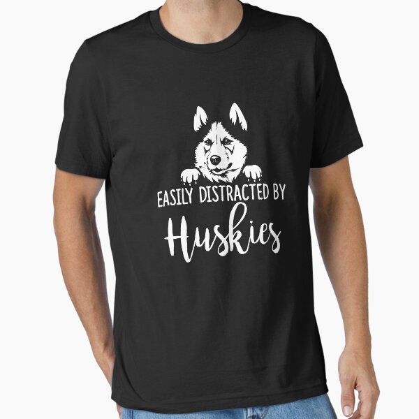Item preview, Easily Distracted By Huskies - Siberian Husky Apparel & Gear designed and sold by NomYen ..