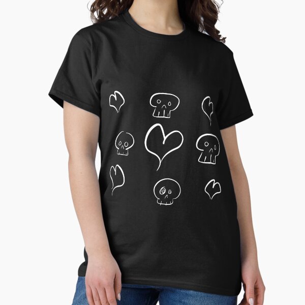 Hearts + Skulls Classic T-Shirt