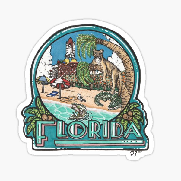 Florida Life Sticker