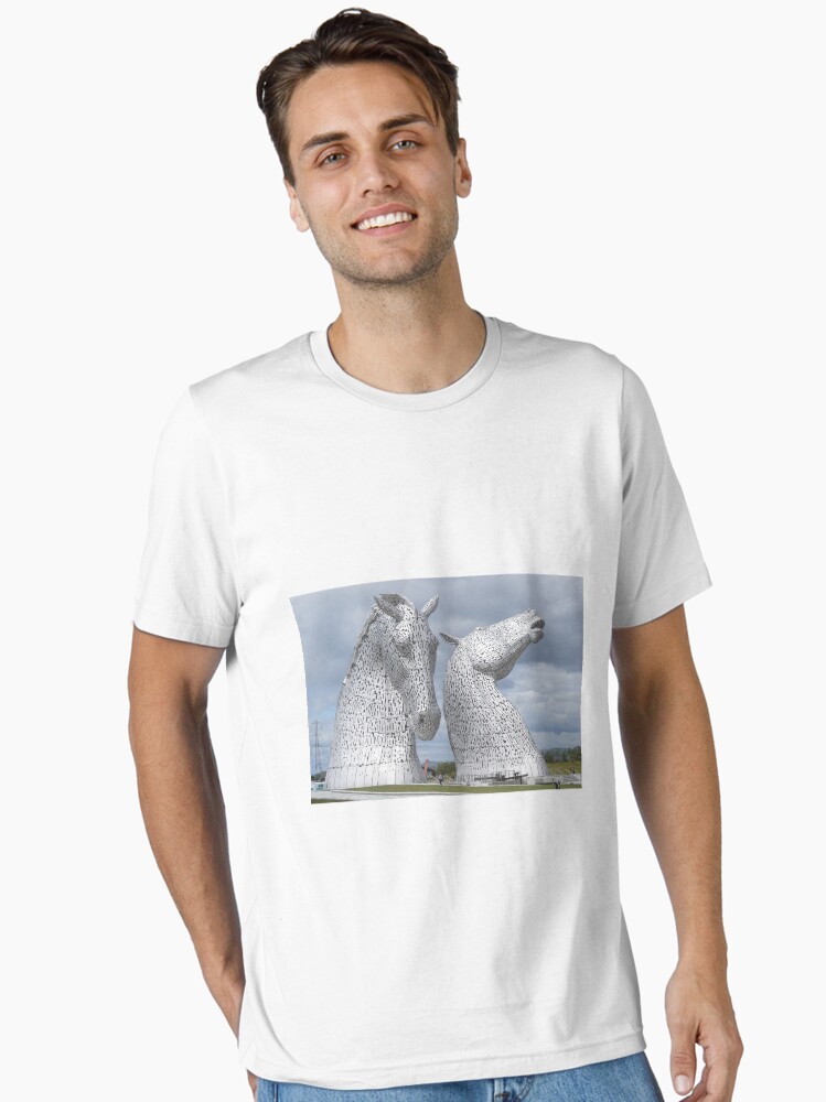 Thumbnail 1 of 7, Essential T-Shirt, The Kelpies gifts , Helix Park, Scotland designed and sold by goldyart.