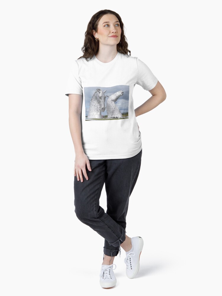 Thumbnail 4 of 7, Essential T-Shirt, The Kelpies gifts , Helix Park, Scotland designed and sold by goldyart.