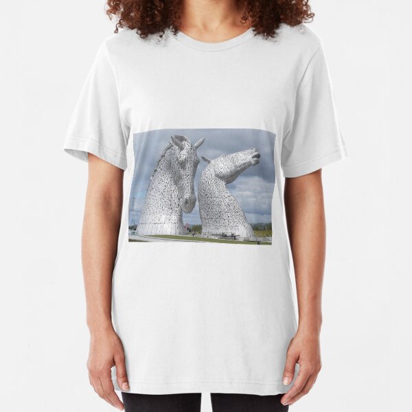 The Kelpies gifts , Helix Park, Scotland Slim Fit T-Shirt