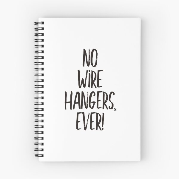 Item preview, No wire hangers, ever! (black) designed and sold by didijuca.