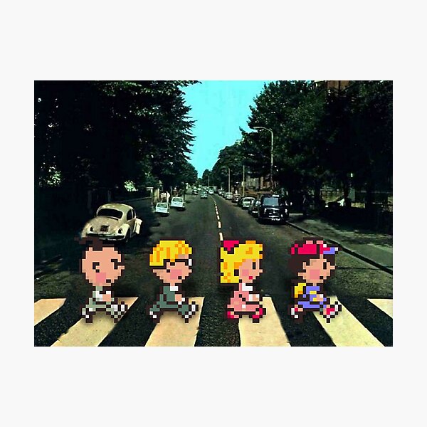 Item preview, Earthbound Abbey Road designed and sold by IMAKECOOLSHIRTS.