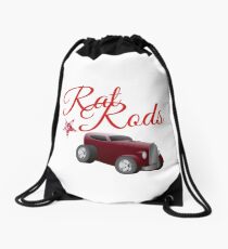 Hot Rod and Rat Rods Vintage t shirts for Men and women Decor Vest Drawing Drawstring Bag