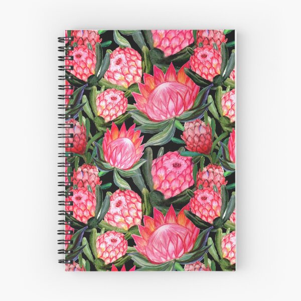 Item preview, Protea flower watercolor - all over print designed and sold by MagentaRose.