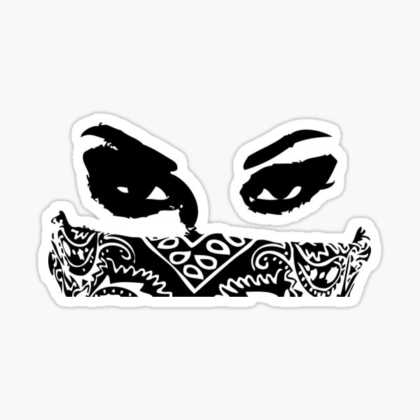 "Bandana Girl" Sticker for Sale by SamuelMolina Redbubble