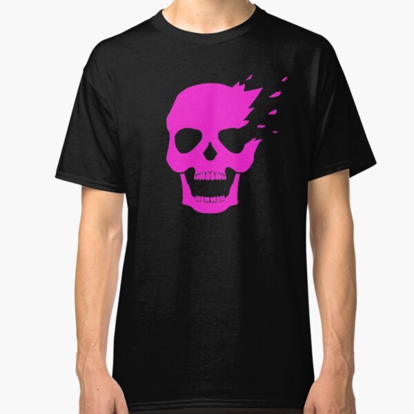 Pink skull side explosion Classic T-Shirt