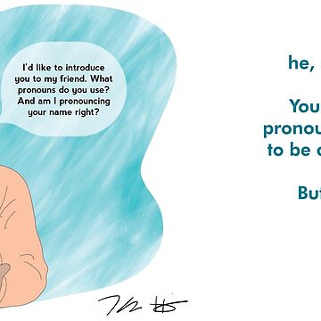 Artwork thumbnail, he, she, they, ze ... your mug will remind everyone how to ask about gender pronouns by Think Again Training and Consulting
