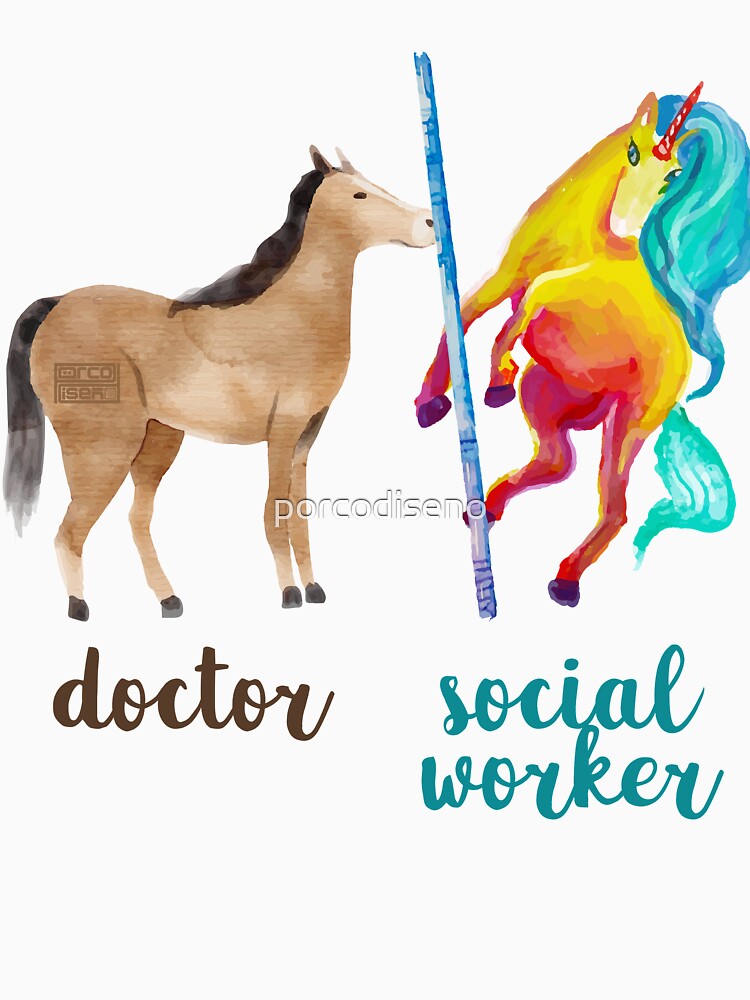 Doctor Social Worker Unicorn Dancing Pole Tshirt Doctor Social Worker Unicorn Dancing Pole Tshirt