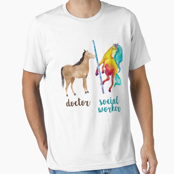 Doctor Social Worker Unicorn Dancing Pole Tshirt Doctor Social Worker Unicorn Dancing Pole Tshirt