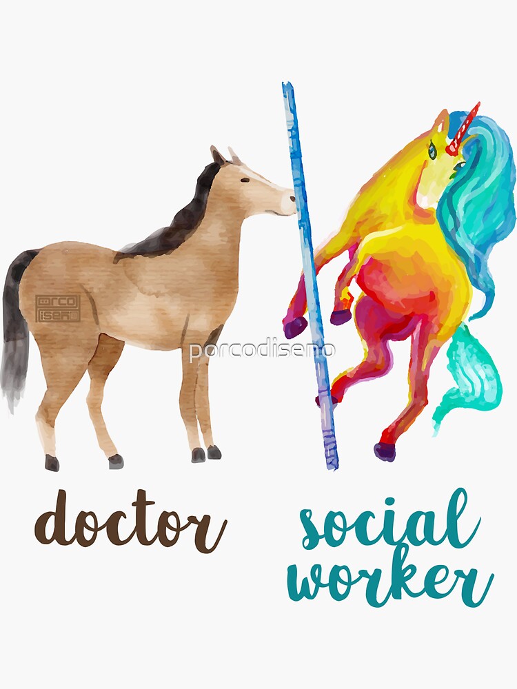 Doctor Social Worker Unicorn Dancing Pole Tshirt Doctor Social Worker Unicorn Dancing Pole Tshirt