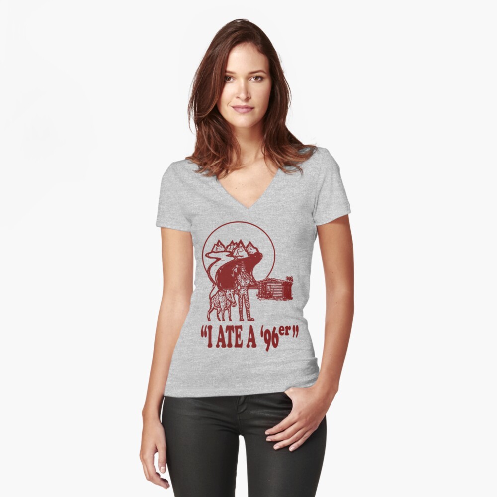 Item preview, Fitted V-Neck T-Shirt designed and sold by kaptainmyke.