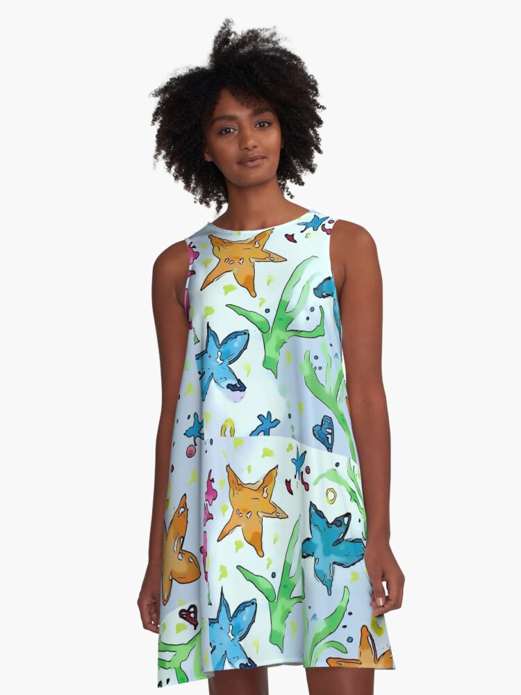 'Summer by the sea' A-Line Dress by sspellmancann