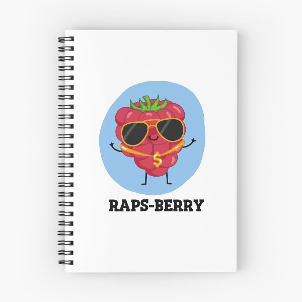 Item preview, Rapero divertido Rapper Raspberry Puns designed and sold by punnybone.