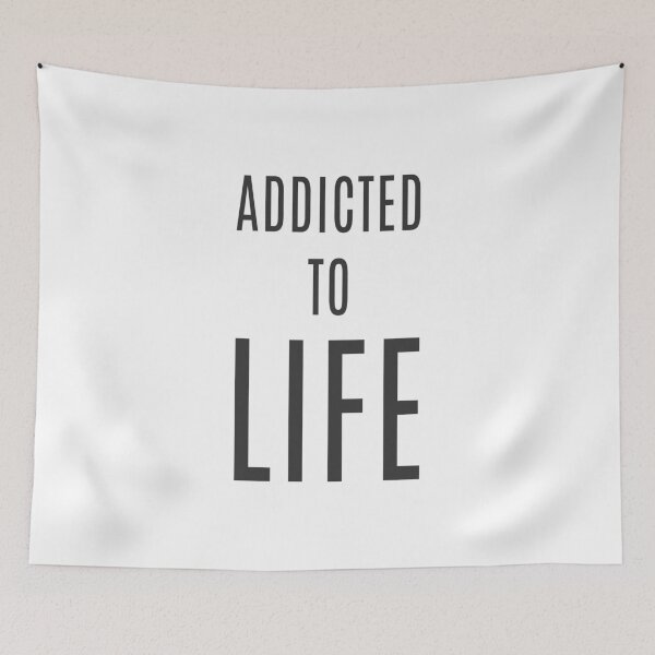 Item preview, Addicted to Life Cute Entrepreneur Hustle Black designed and sold by KNUXX Shop.