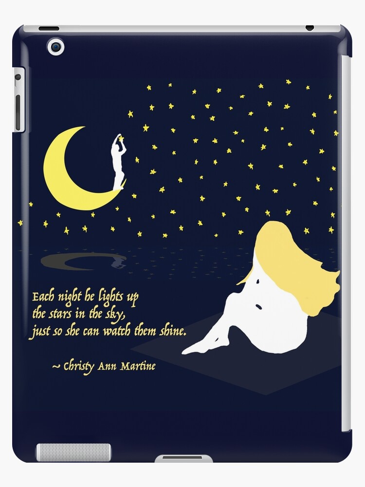 Romantic Stars Quote Ipad Case Skin By Christymartine Redbubble