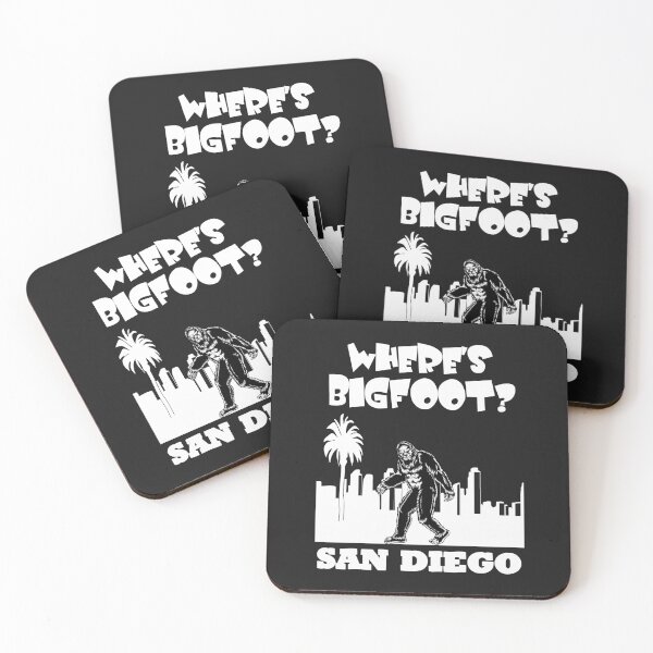 Item preview, Bigfoot in San Diego Bigfoot gifts Cali designs funny gift designed and sold by BRtisticDesigns.