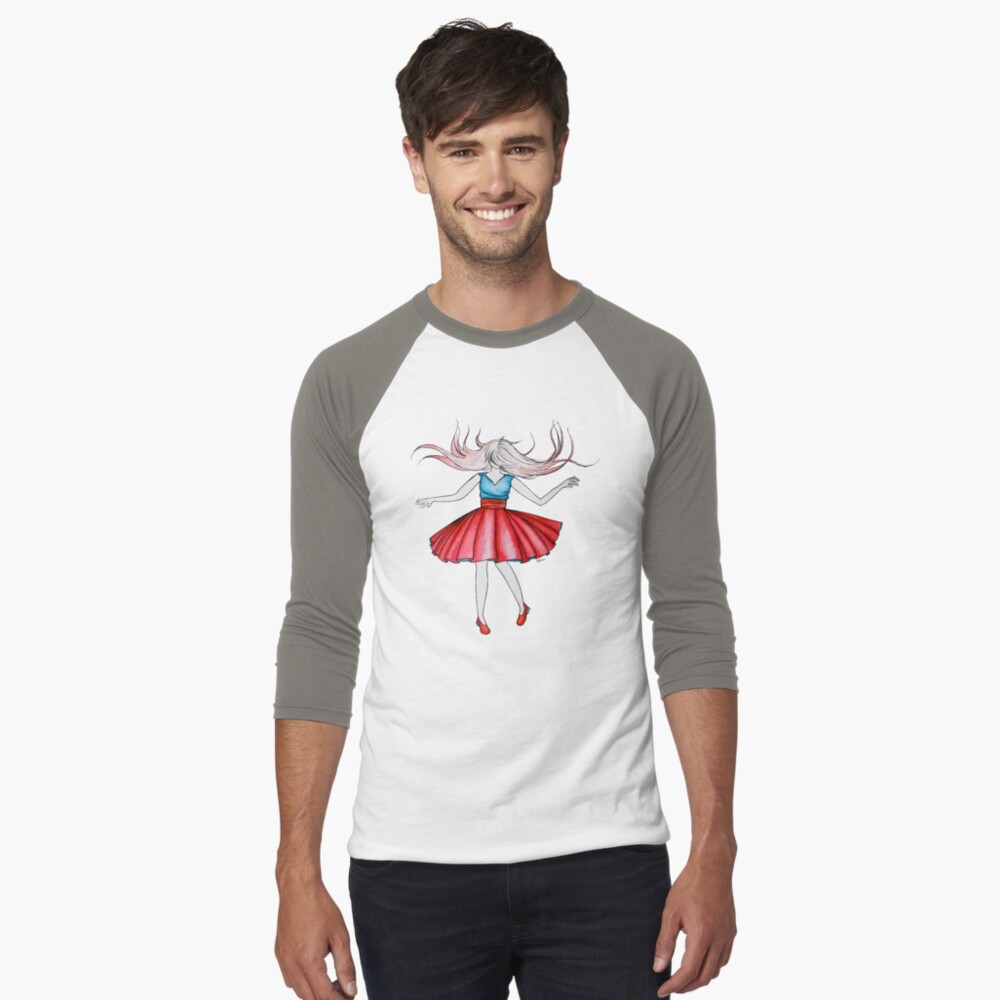 Item preview, Baseball ¾ Sleeve T-Shirt designed and sold by studinano.