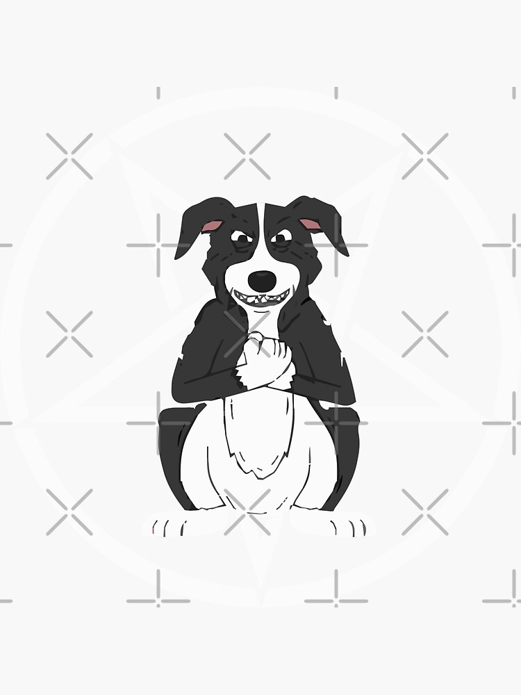 Mr Pickles Pentagram Sticker 