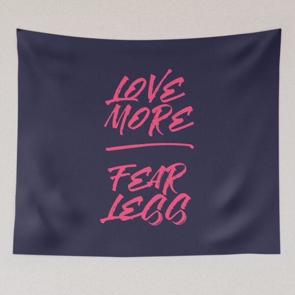 Item preview, Love More, Fear Less designed and sold by Syahrasi.