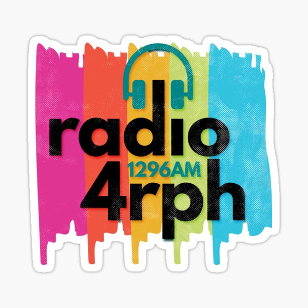 Radio 4RPH is for everyone! Sticker