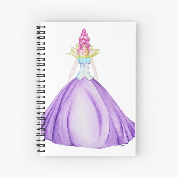Waterlily, the princess Spiral Notebook